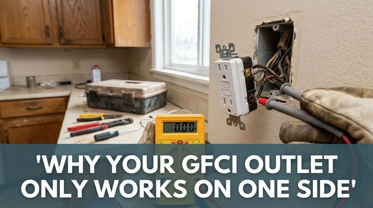 Why Your GFCI Outlet Only Works on One Side image
